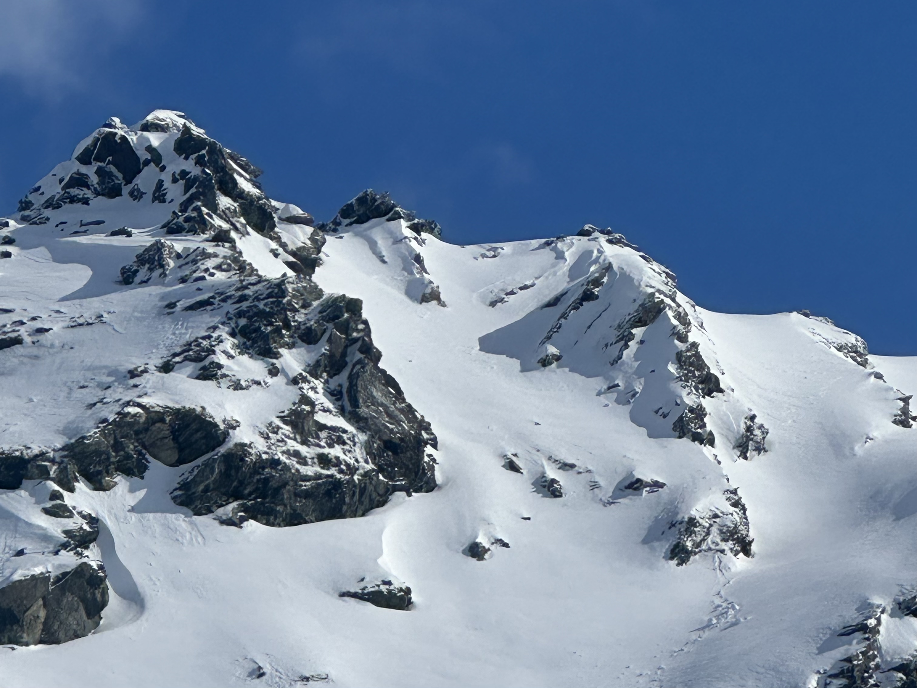 Arctic mountains and snow
